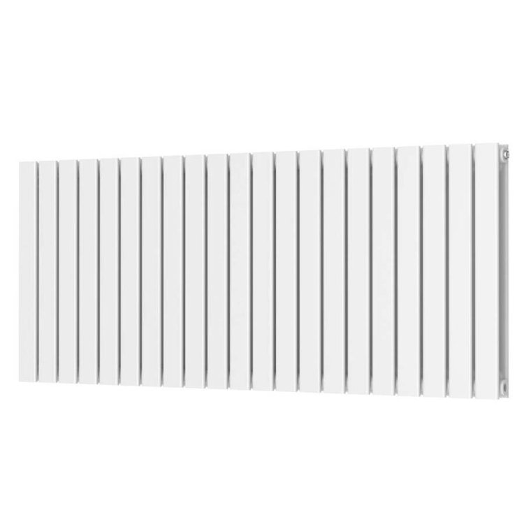 Scudo Bravo White 600 x 1430mm Horizontal Double Designer Radiator