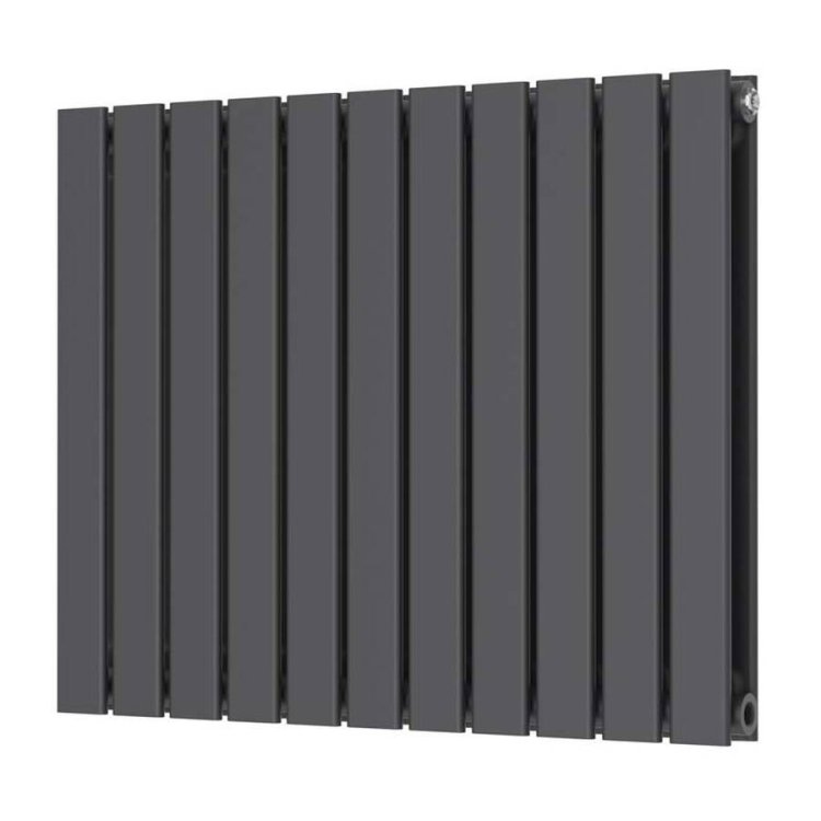 Scudo Bravo Anthracite 600 x 750mm Horizontal Double Designer Radiator