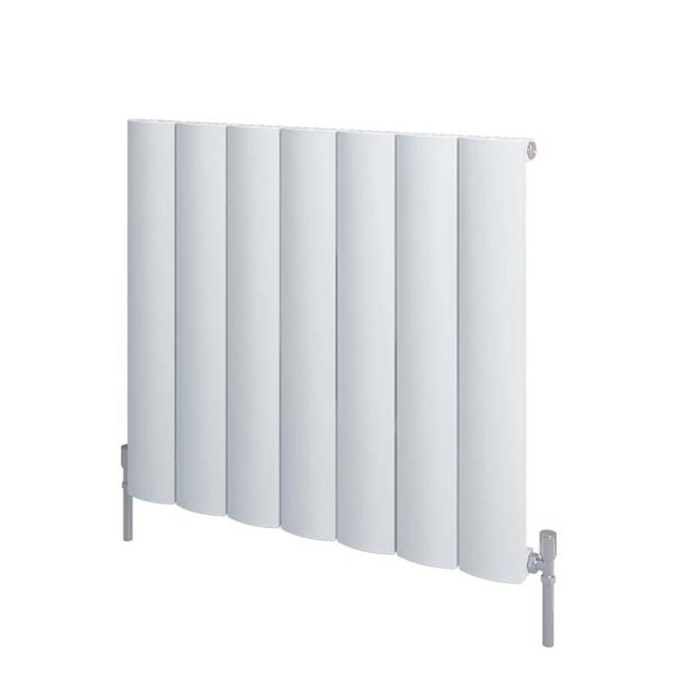 Scudo Korali White 600 x 660mm Horizontal Single Designer Radiator