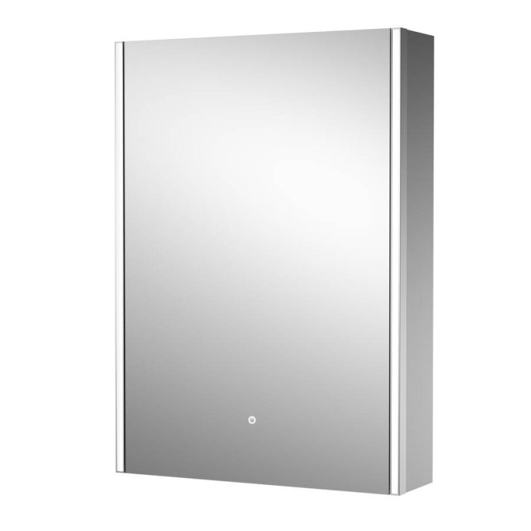 Nuie Pavo 700 x 500mm 1 Door LED Mirror Cabinet