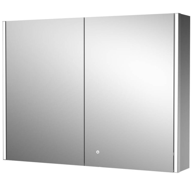 Nuie Leda 600 x 800mm 2 Door LED Mirror Cabinet