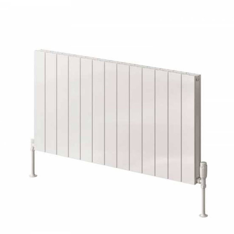 Reina Casina Double Horizontal White Aluminium Radiator 600 x 1230mm