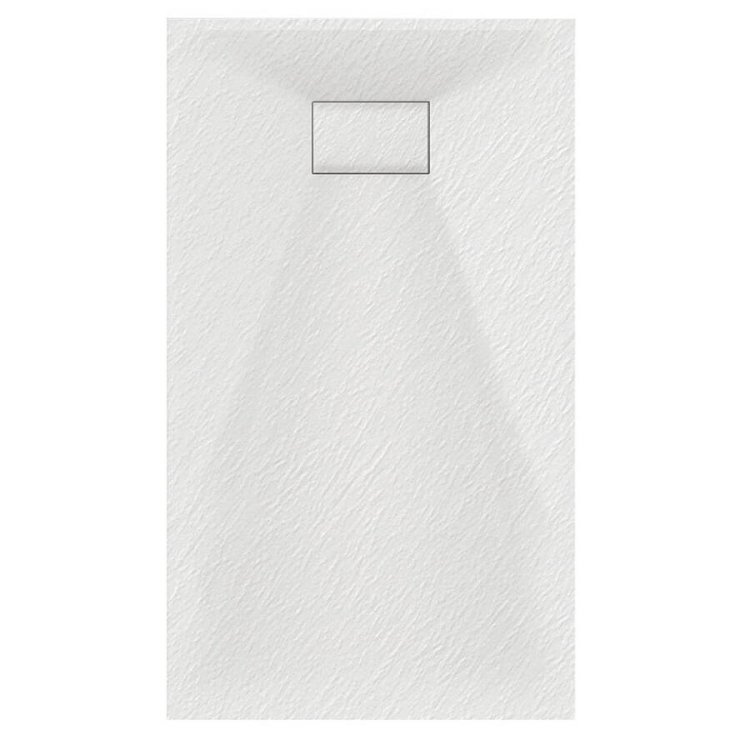 Veloce Uno 1200 x 800mm White Rectangular Shower Tray