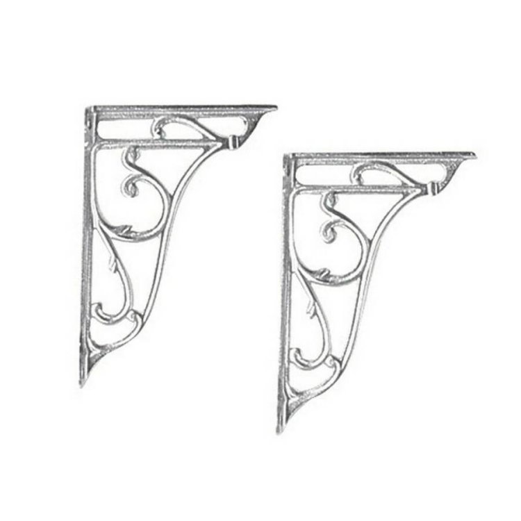 Nuie Chrome Ornate Cistern Brackets