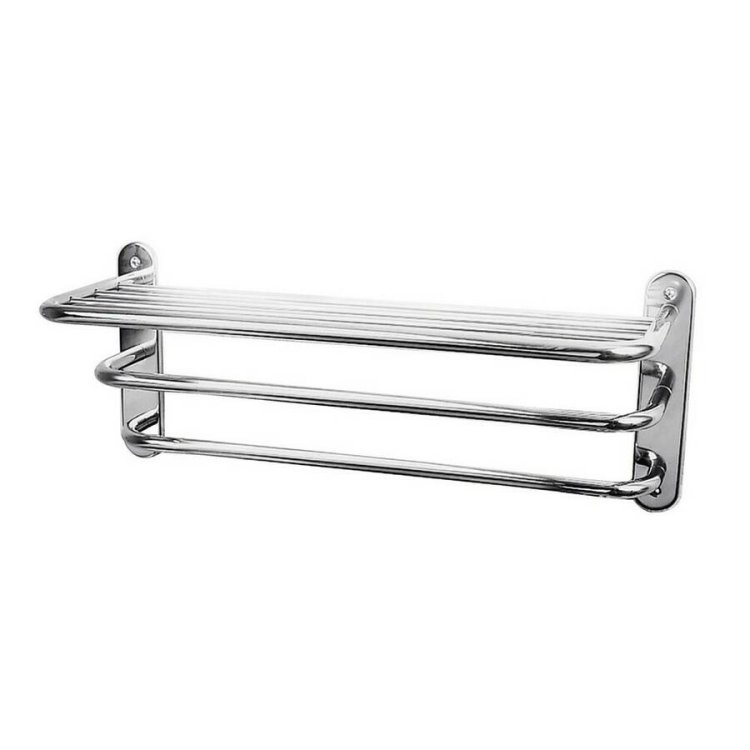 Nuie Chrome Traditional 3 Tier Towel Rack