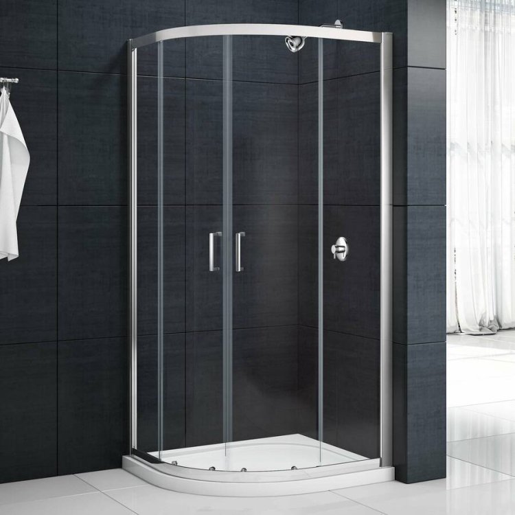 Merlyn Mbox 900mm Chrome Two Door Loft Quadrant Shower Enclosure