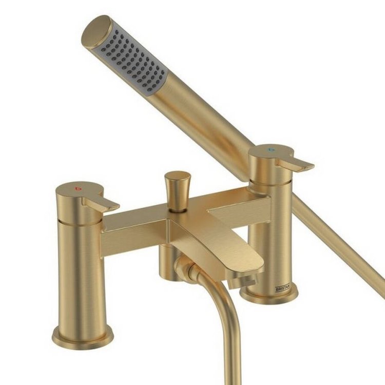 Bristan Apelo Brushed Brass Bath Shower Mixer