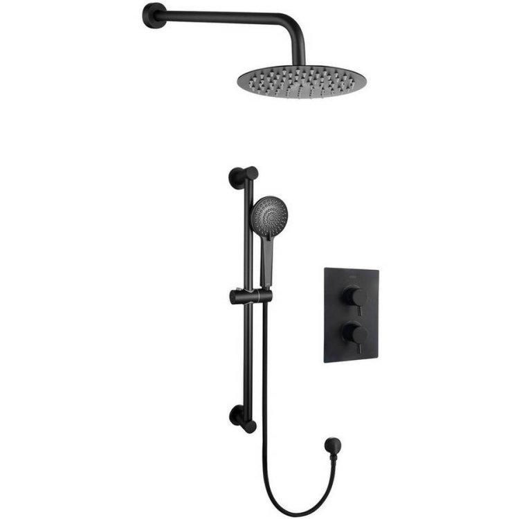 Bristan Apelo Black Concealed Shower Pack