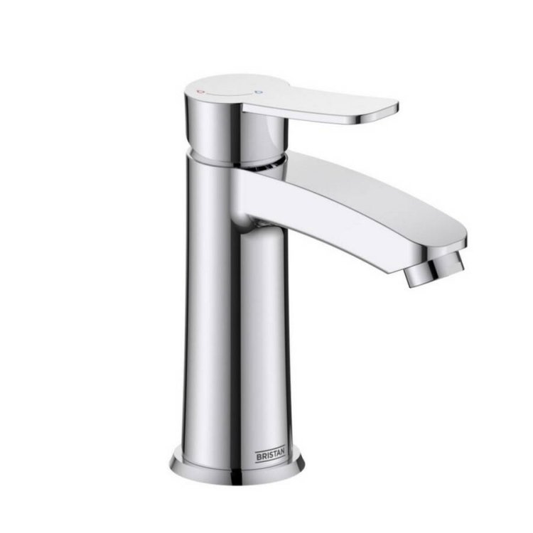 Bristan Appeal Chrome Eco Start Basin Mixer with Clicker Waste