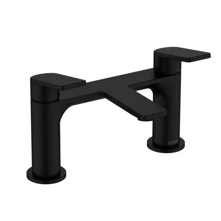 Bristan Frammento Black Bath Filler Tap