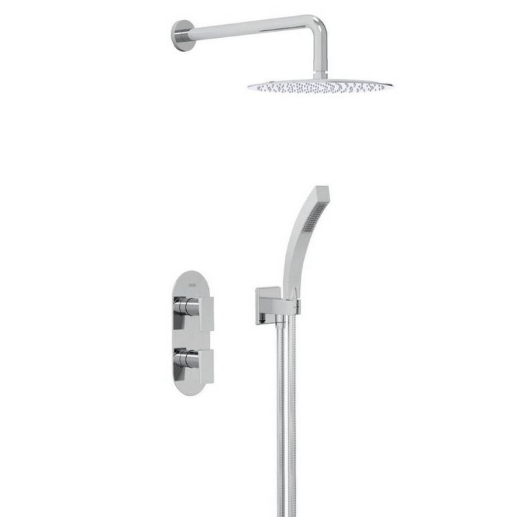 Bristan Frammento Chrome Concealed Shower Pack