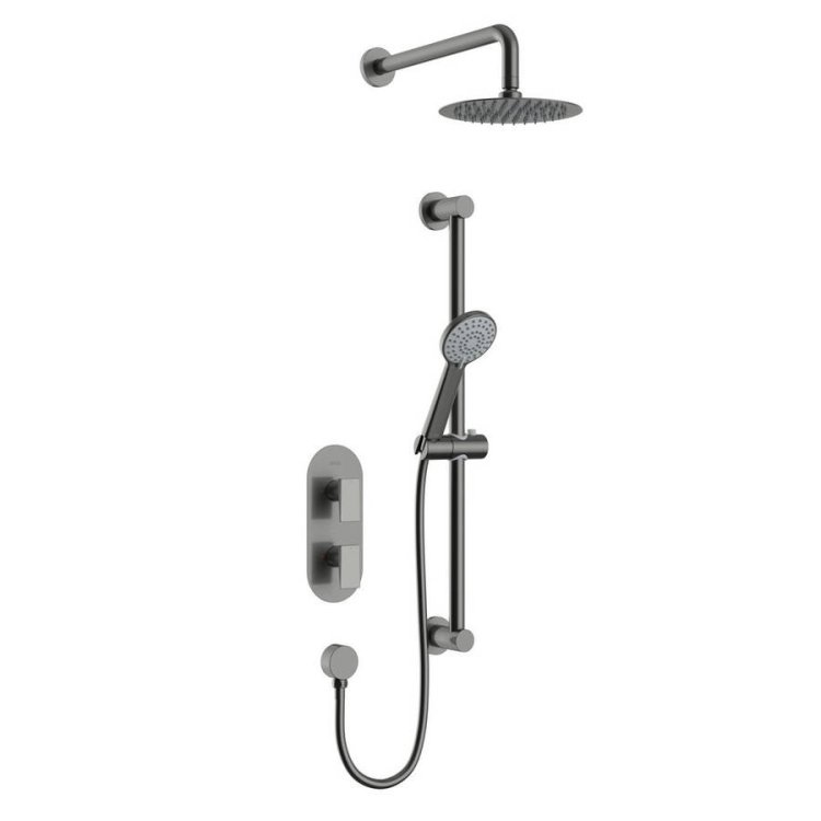 Bristan Frammento Gunmetal Concealed Shower Pack