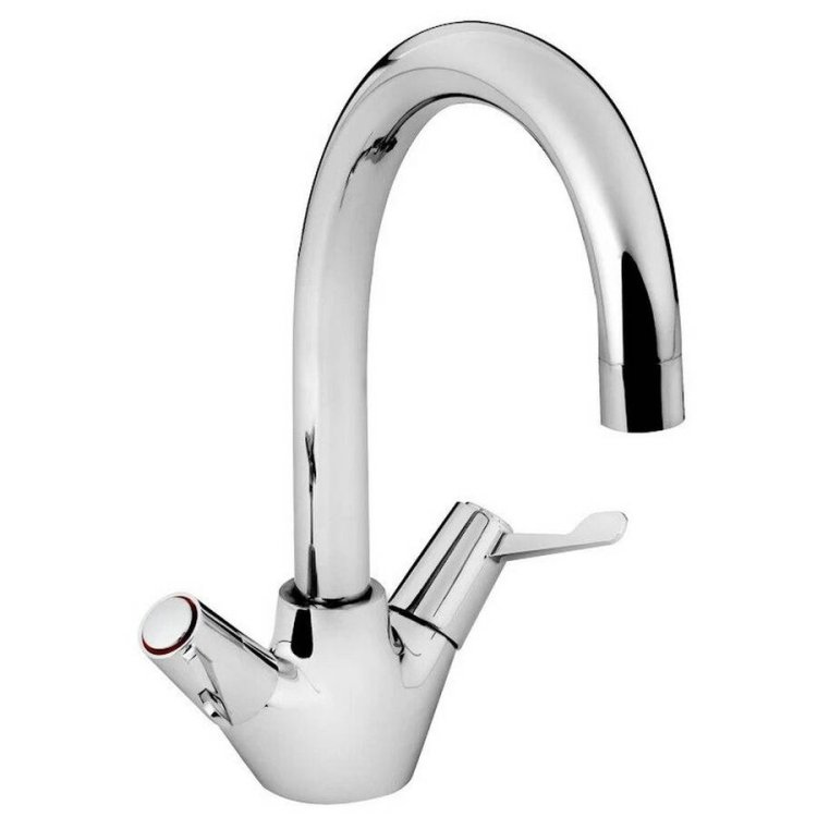 Bristan Value Chrome Lever Monobloc Sink Mixer