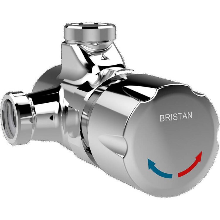 Bristan Timed Flow Shower Valve with Vandal Resistant Shower Head