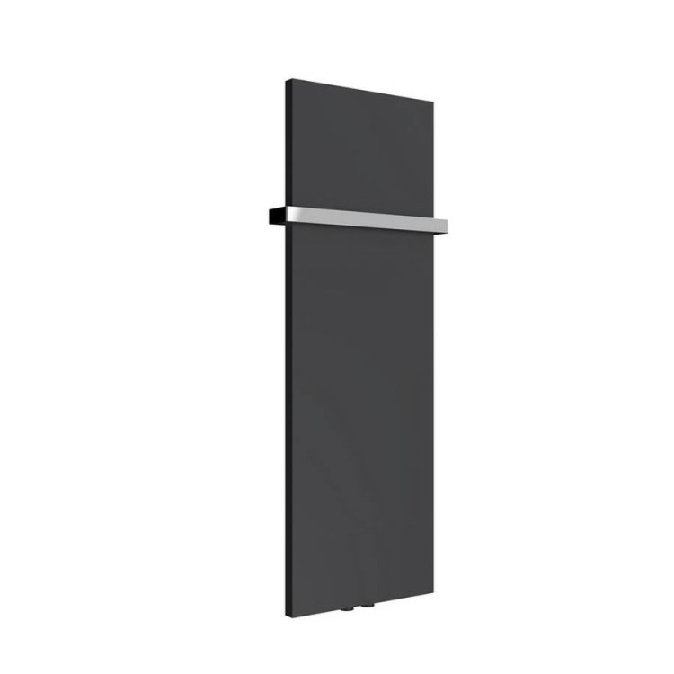 Reina Slimline Vertical Anthracite Mild Steel Designer Radiator 1170 x 400mm