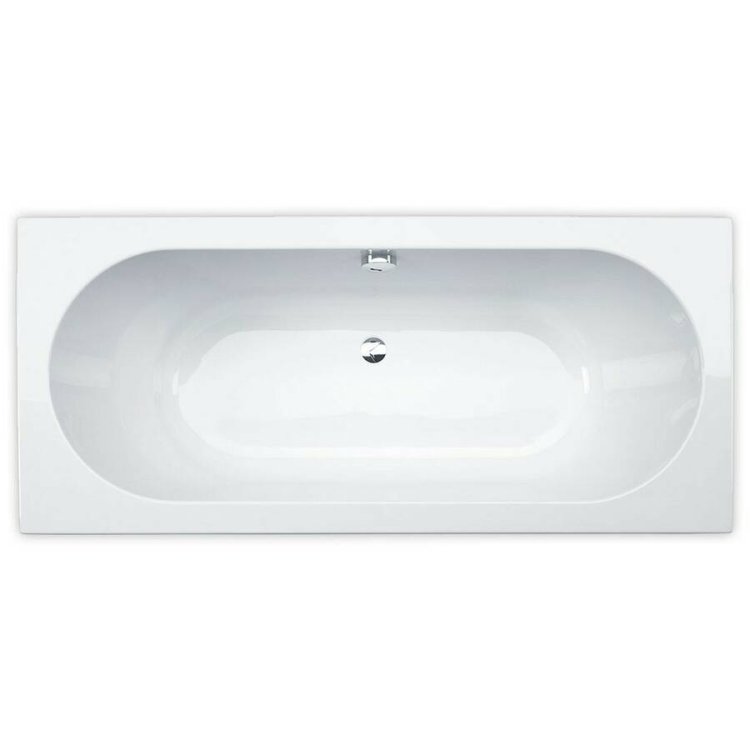 Essential Richmond 1800 x 800mm Rectangular Double Ended Bath