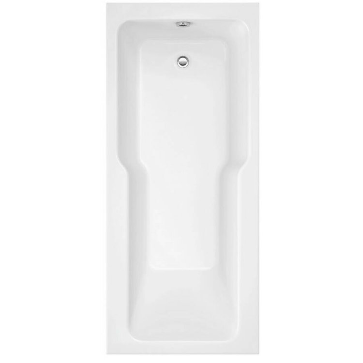 Essential Newham Quartz 1700 x 750mm Reinforced Shower Bath