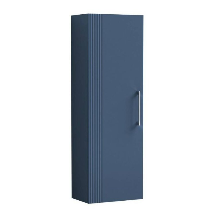 Nuie Deco 400mm Blue Wall Hung Tall Unit Single Door