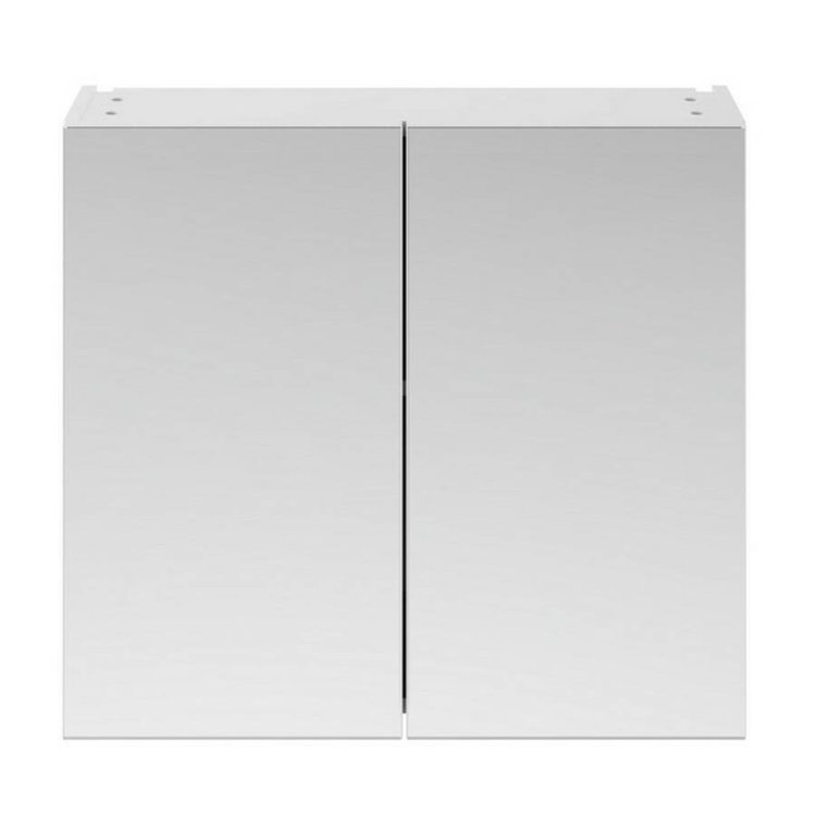 Nuie Athena 800mm White Mirror Cabinet