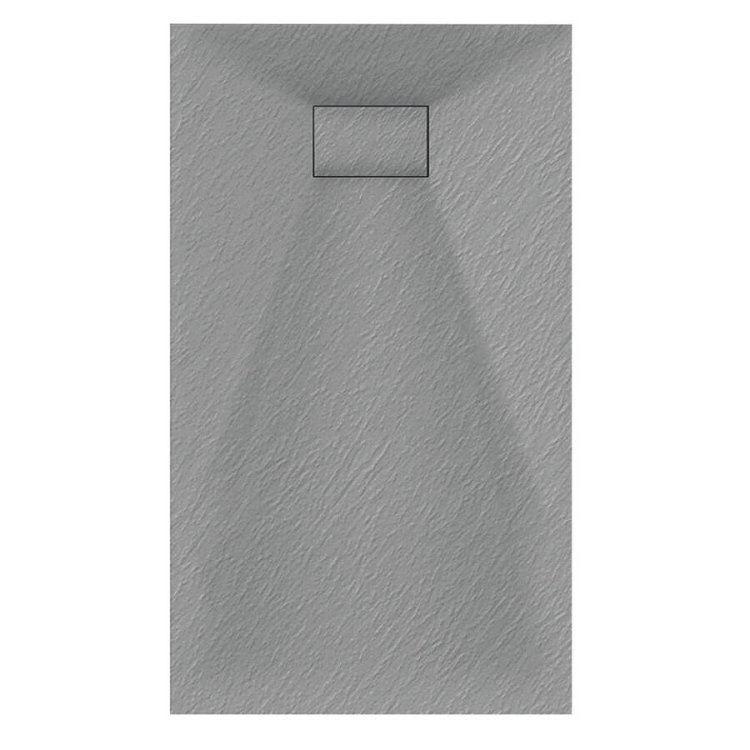 Veloce Uno 1800 x 800mm Grey Rectangular Shower Tray