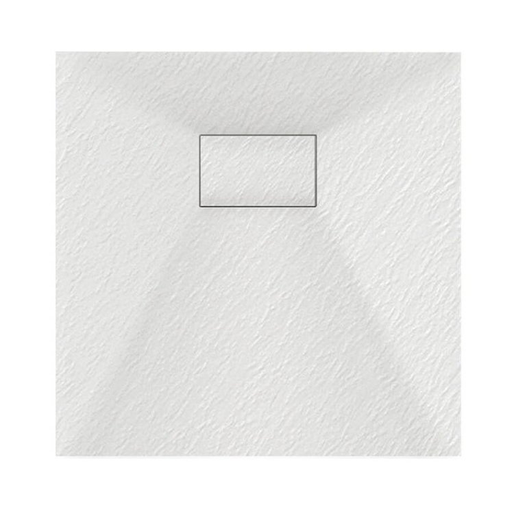 Veloce Uno 800mm White Square Shower Tray