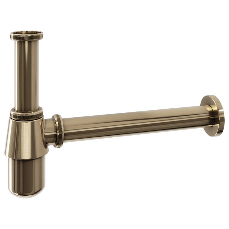 Trisen Brushed Brass Basin Bottle Trap