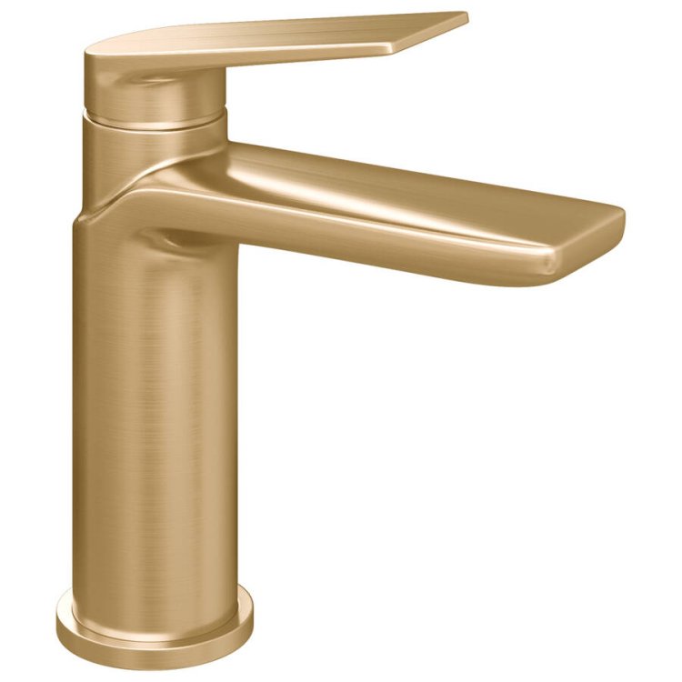 Trisen Roveri Brushed Brass Mono Basin Mixer