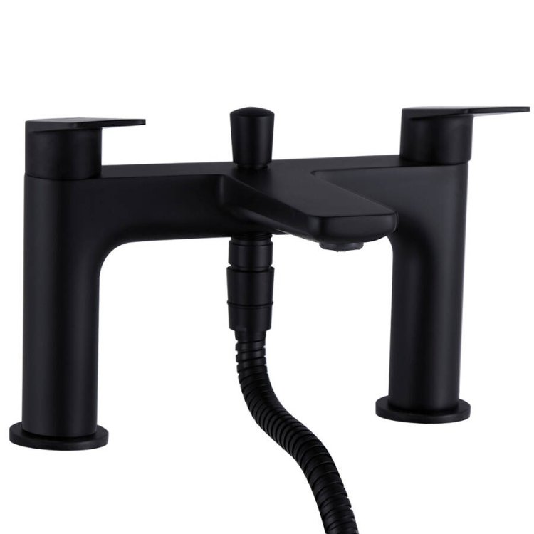 Trisen Roveri Black Bath Shower Mixer