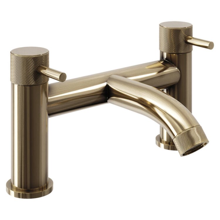 Trisen Verdura Brushed Brass Bath Filler