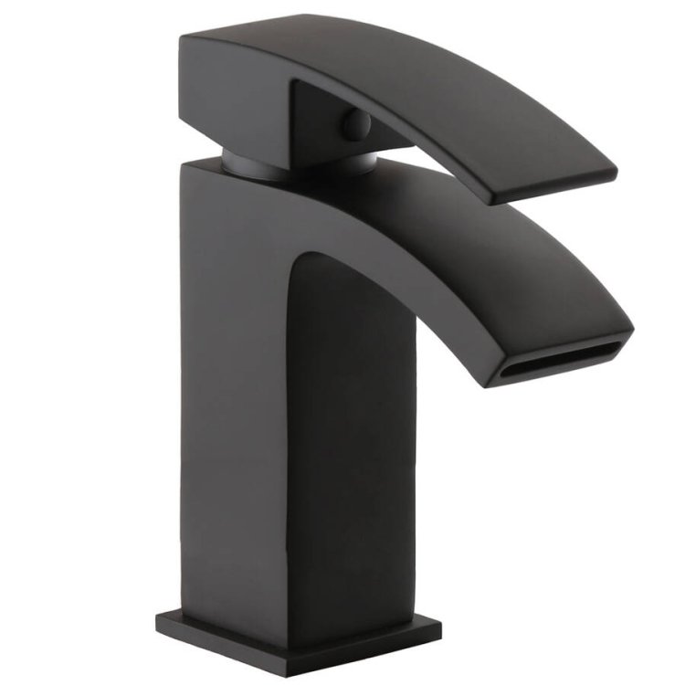 Trisen Mijas Black Mono Basin Mixer