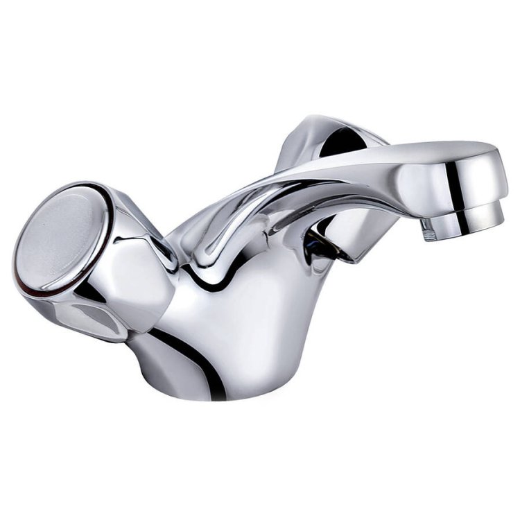 Trisen Chrome Club Basin Mixer with Pop Up Waste