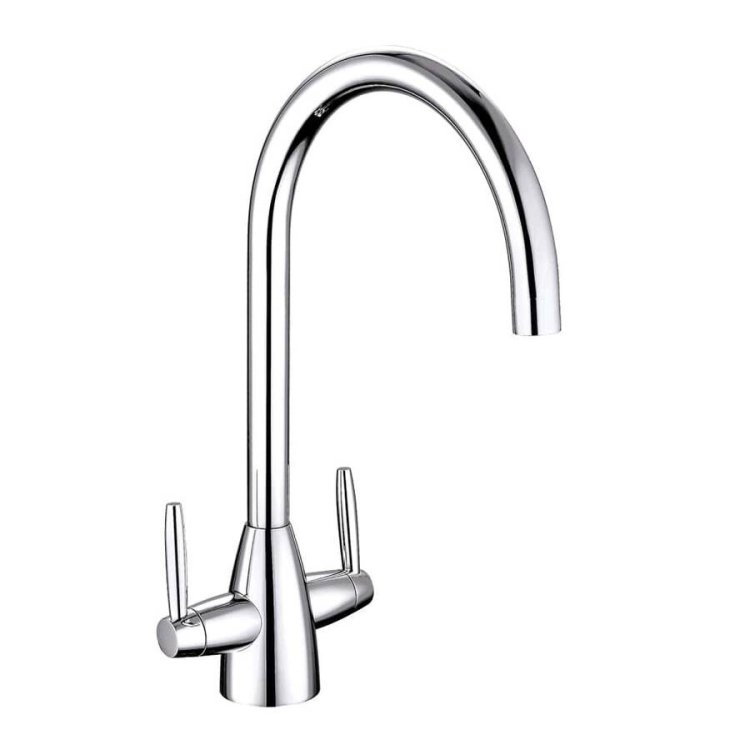 Trisen Roune Chrome Two Handle Kitchen Mixer