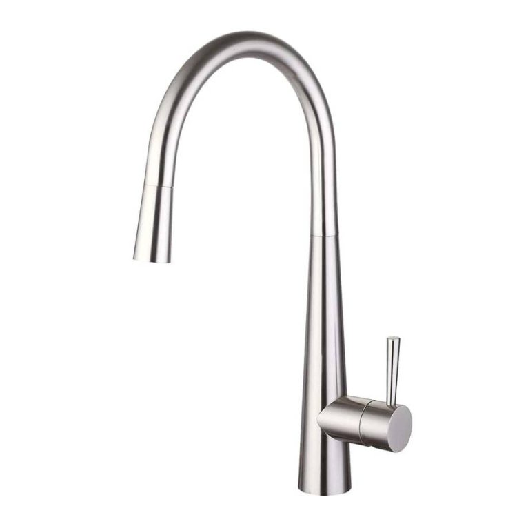 Trisen Jema Chrome Pull Out Single Lever Kitchen Mixer