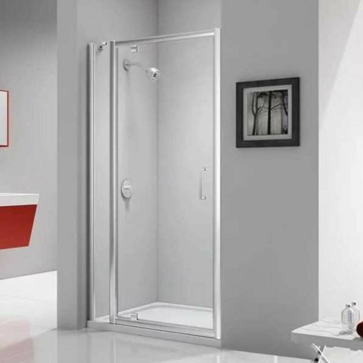 Merlyn Ionic Express 900mm to 960mm Pivot Shower Door & Inline Panel