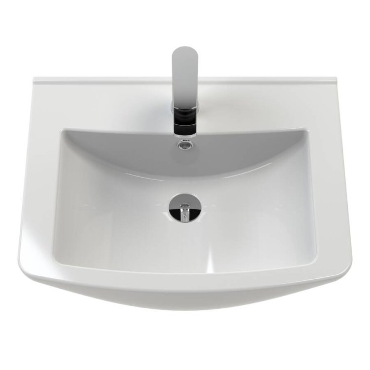 Nuie 550mm Square Ceramic Furniture Basin