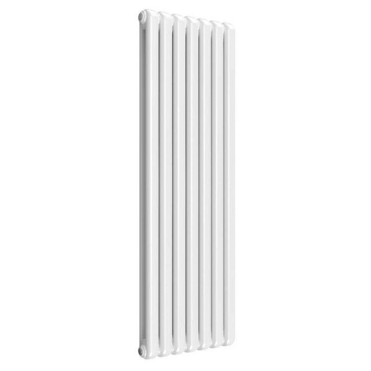 Reina Coneva Vertical White Mild Steel Designer Single Radiator 1500 x 510mm