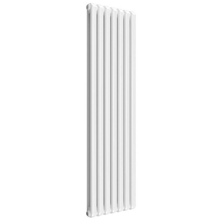 Reina Coneva Vertical White Mild Steel Designer Single Radiator 1800 x 510mm