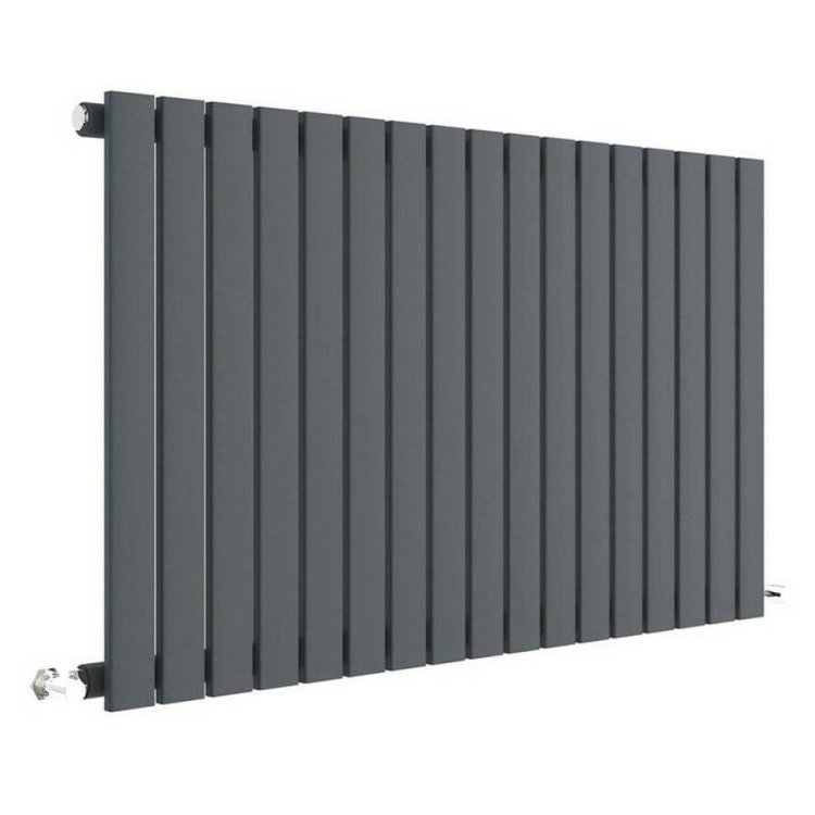 Nuie Sloane Anthracite 600 x 992mm Horizontal Single Panel Radiator