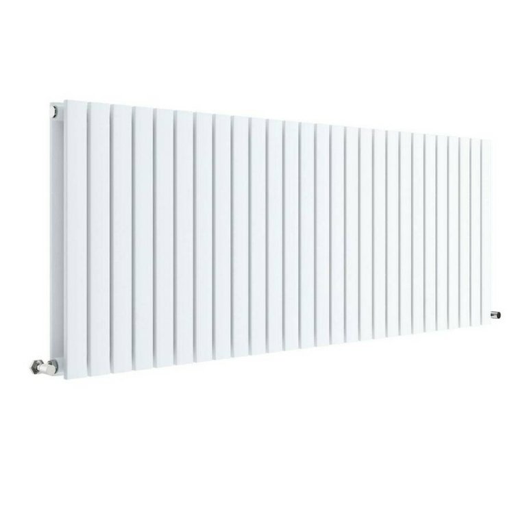 Nuie Sloane White 600 x 1572mm Horizontal Double Panel Radiator