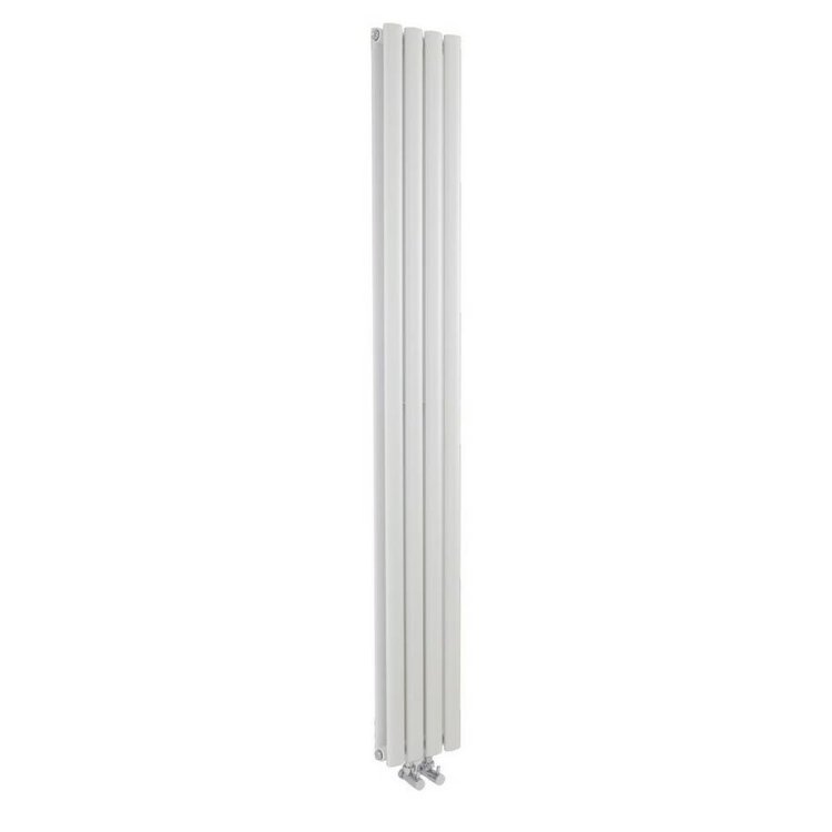 Nuie Revive White 1800 x 236mm Compact Vertical Double Panel Radiator