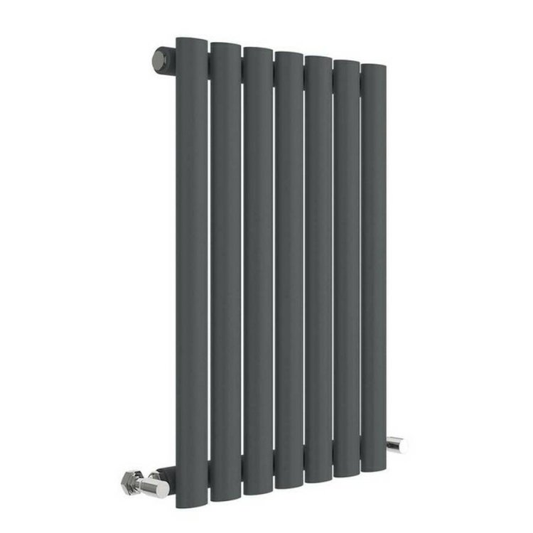 Nuie Revive Anthracite 600 x 412mm Horizontal Single Panel Radiator