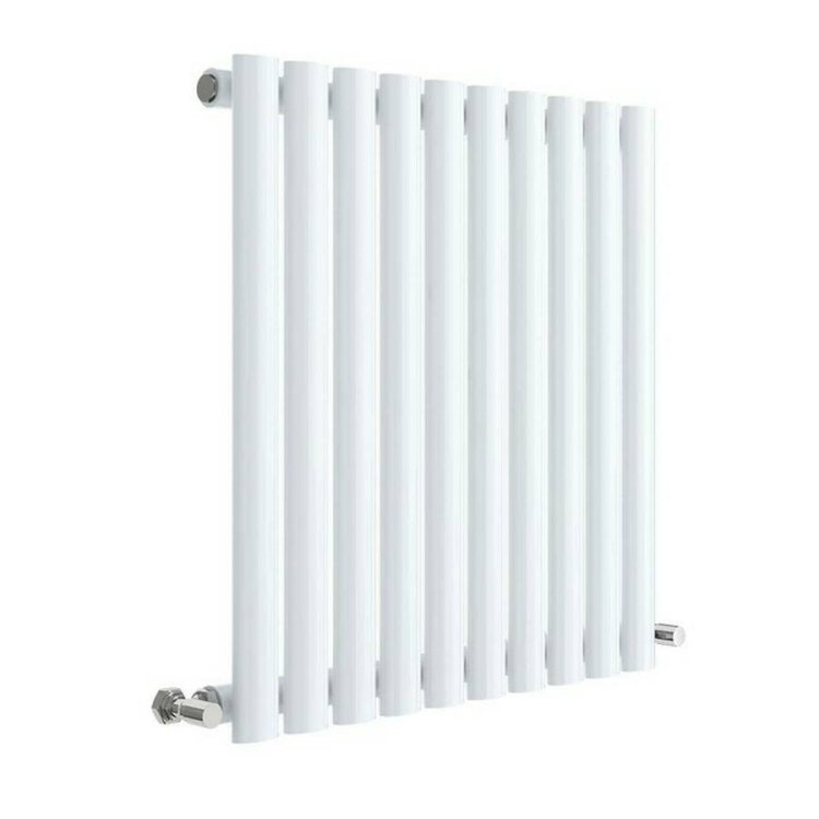 Nuie Revive White 600 x 586mm Horizontal Single Panel Radiator