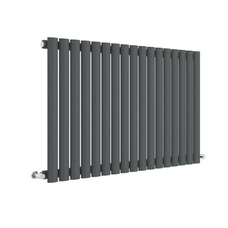 Nuie Revive Anthracite 600 x 992mm Horizontal Single Panel Radiator