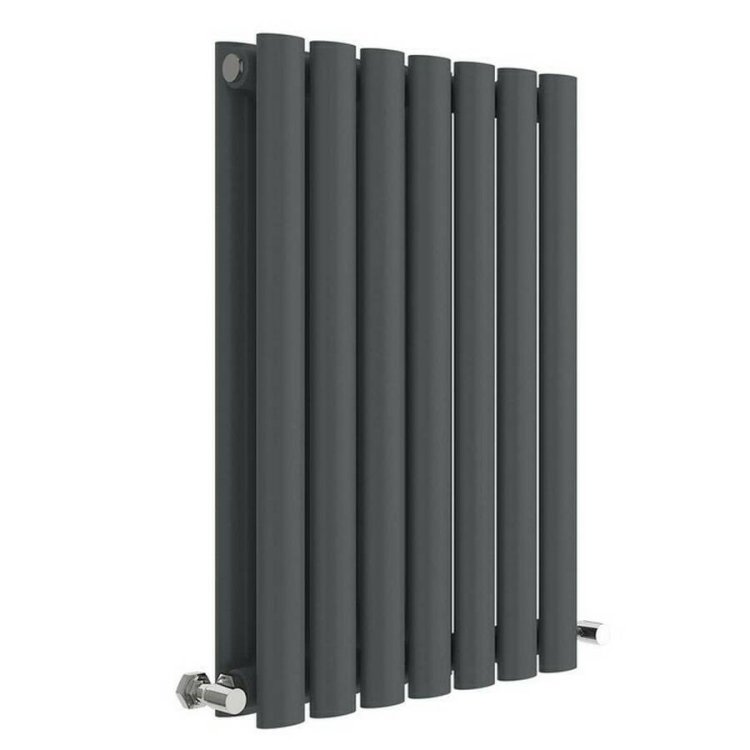 Nuie Revive Anthracite 600 x 412mm Horizontal Double Panel Radiator