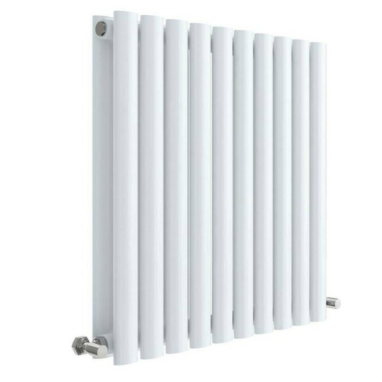 Nuie Revive White 600 x 586mm Horizontal Double Panel Radiator