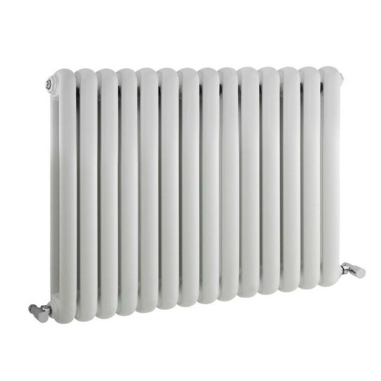 Nuie Salvia White 635 x 863mm Horizontal Double Panel Radiator