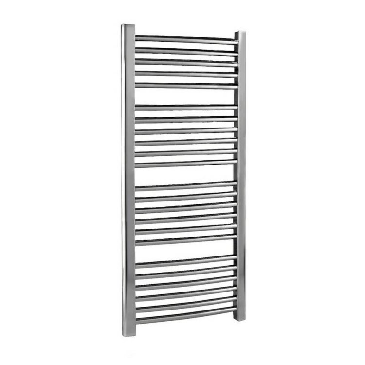 Nuie Bridge Chrome 1100 x 500mm Curved Ladder Towel Rail