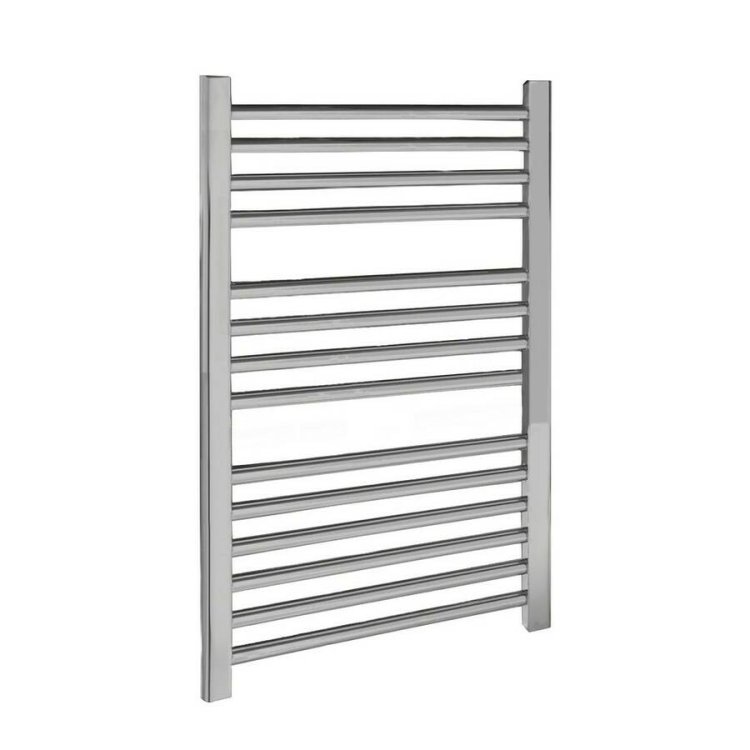 Nuie Bridge Chrome 700 x 500mm Straight Ladder Towel Rail