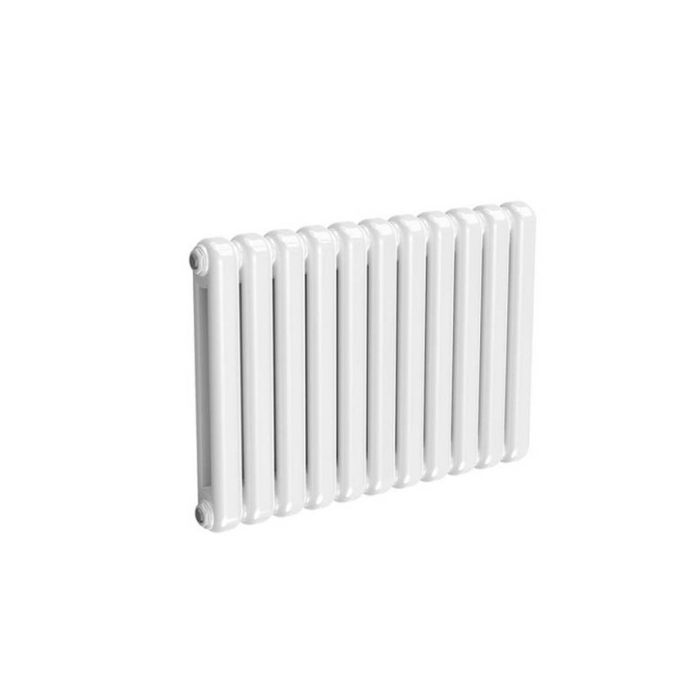 Reina Coneva Horizontal White Mild Steel Designer Single Radiator 550 x 790mm