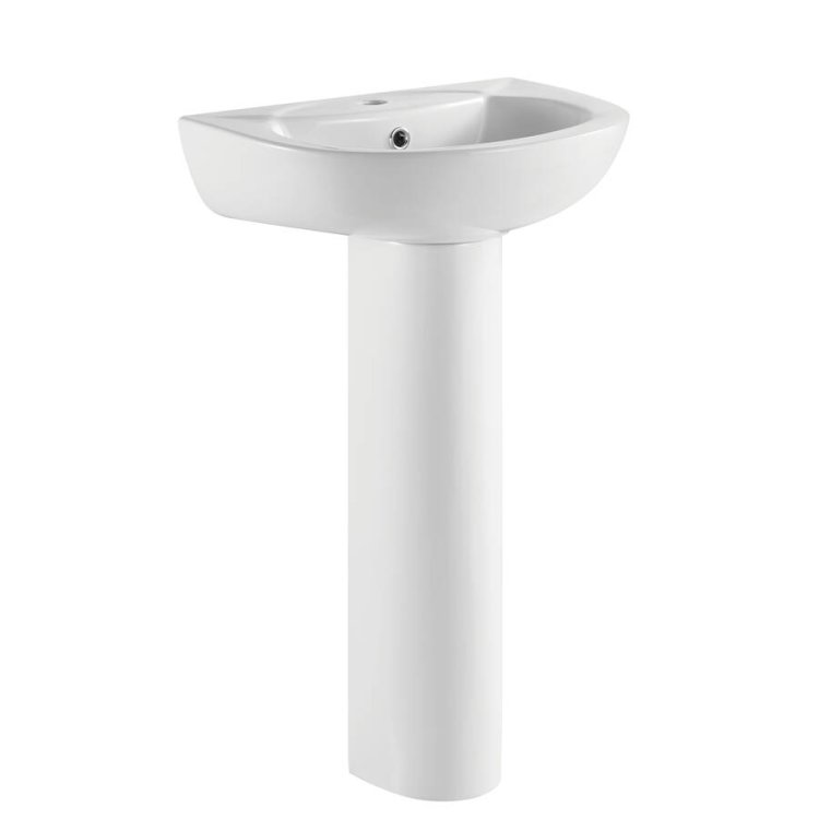 Kartell Proton 485mm 1TH Basin and Pedestal